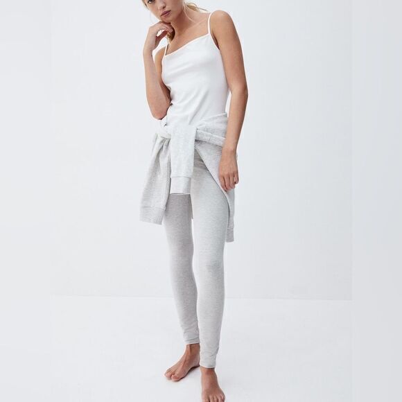 H&M HIGH WAIST LEGGINGS GRAY WOMEN’S Medium - Picture 1 of 9